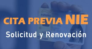 cita previa nie solicitud renovacion documentacion requisitos